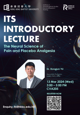 ITS Introductory Lecture: The Neural Science of  Pain and Placebo Analgesia