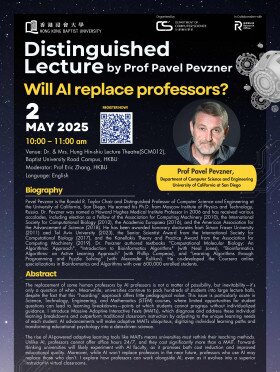 Distinguished Lecture Series - Will AI replace professors?