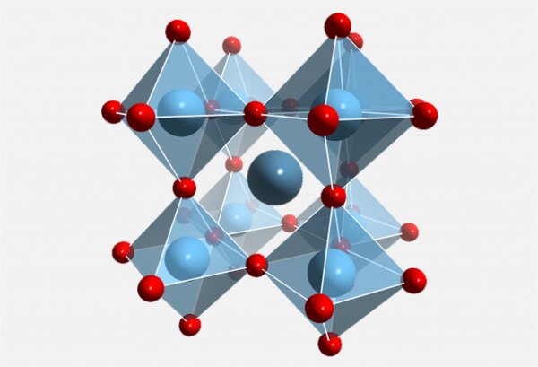 钙钛矿半导体的原子结构