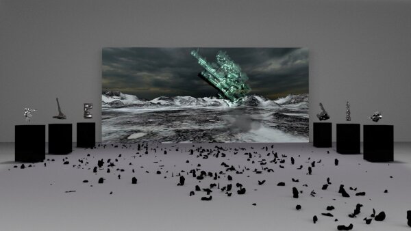 Machine Visions (proposed installation view)