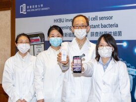 HKBU invents novel cell sensor for rapid and low-cost screening of drug-resistant bacteria