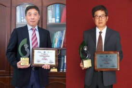 HKBU presents international award to renowned Chinese medicine experts
