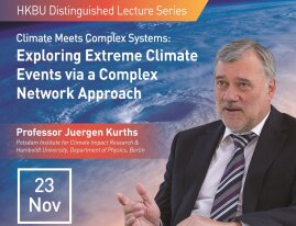 Prof. Juergen Kurths speaks on extreme climate events and complex systems