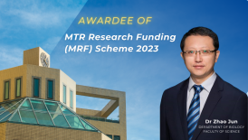 Dr Zhao Jun awarded MTR Research Funding Scheme 2023