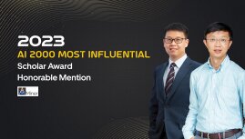 Dr Henry Dai and Dr Xin Huang recognised as “2023 AI 2000 Most Influential Scholar Award Honorable Mention” by AMiner