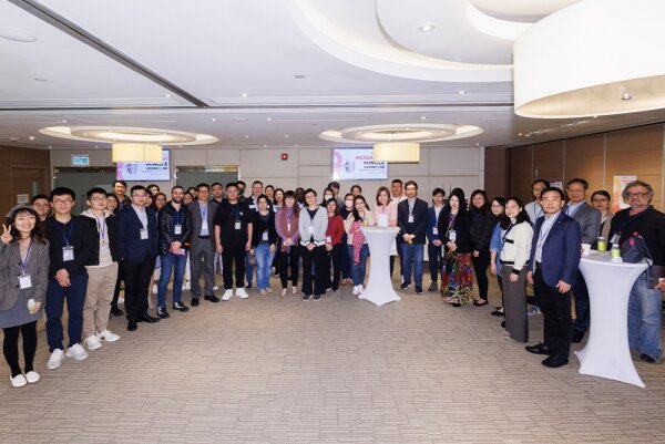 A group photo of the enthusiastic speakers and participants of the event.