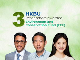 HKBU researchers awarded Environment and Conservation Fund (ECF) – Environmental Research, Technology Demonstration and Conference (RTDC) Projects 2023-2024