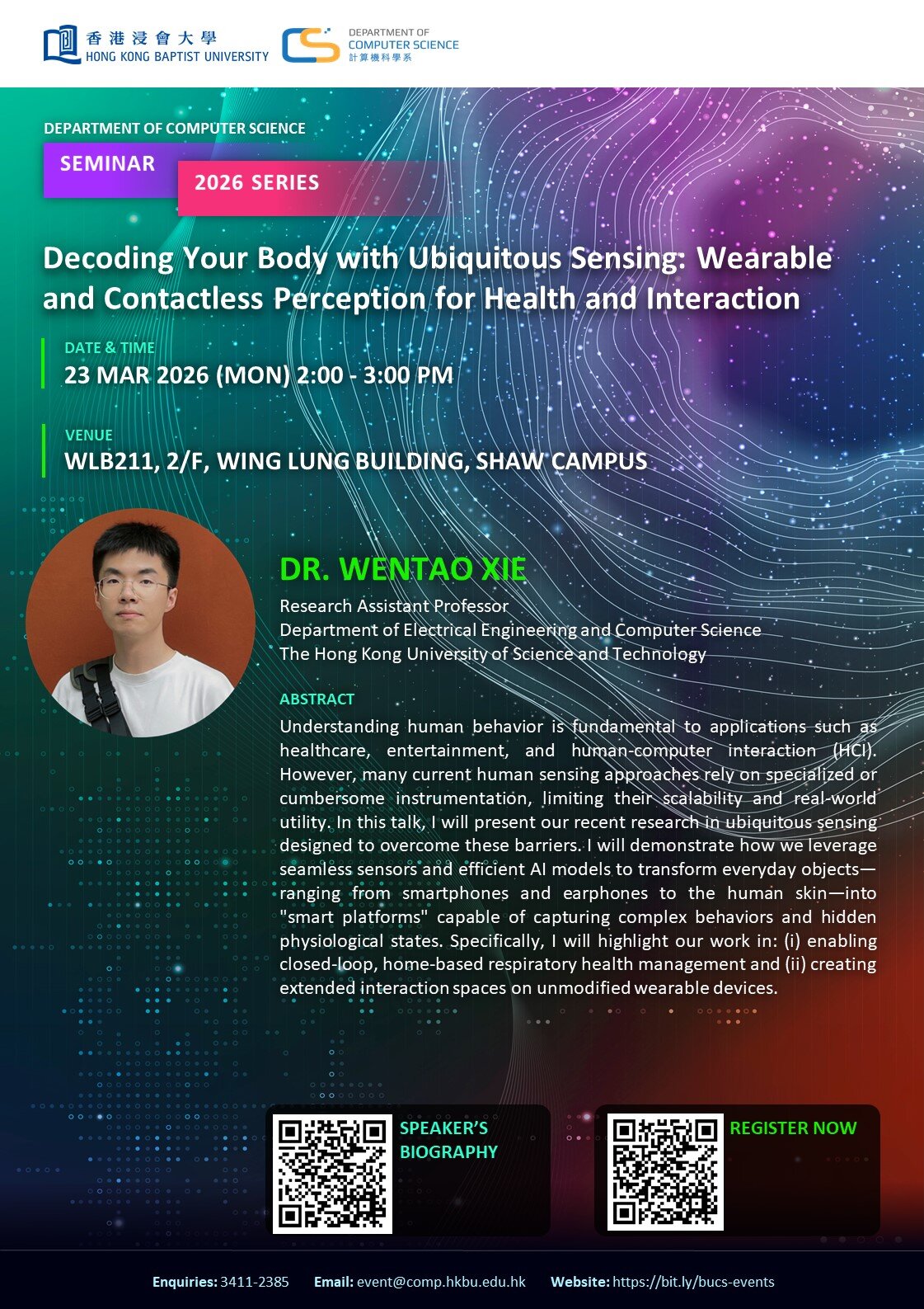 Decoding Your Body with Ubiquitous Sensing: Wearable and Contactless Perception for Health and Interaction