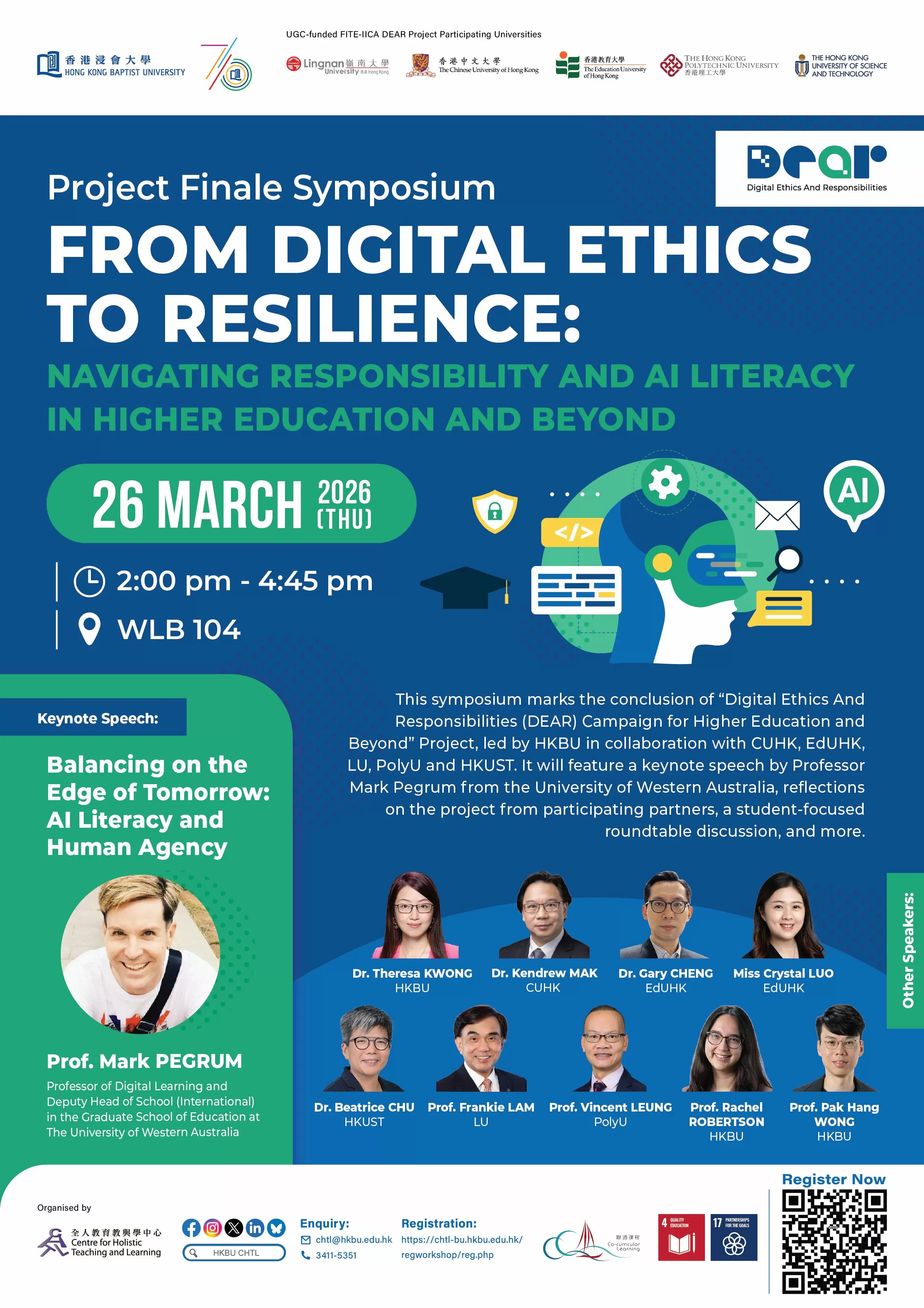 From Digital Ethics to Resilience: Navigating Responsibility and AI Literacy in Higher Education and Beyond