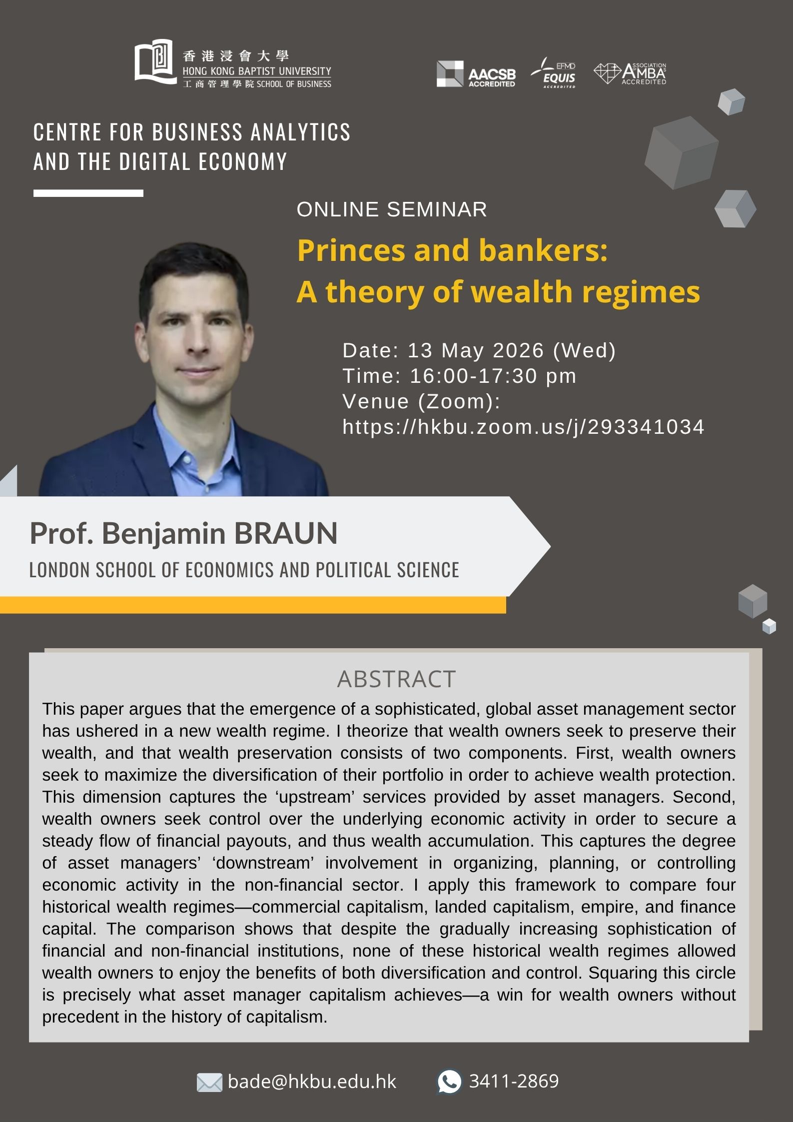 Princes and bankers: A theory of wealth regimes