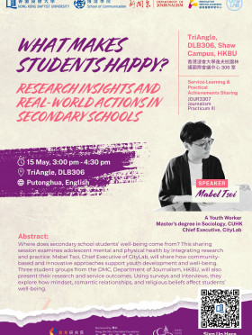 What Makes Students Happy? Research Insights and Real World Actions in Secondary Schools