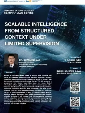 Scalable Intelligence from Structured Context under Limited Supervision