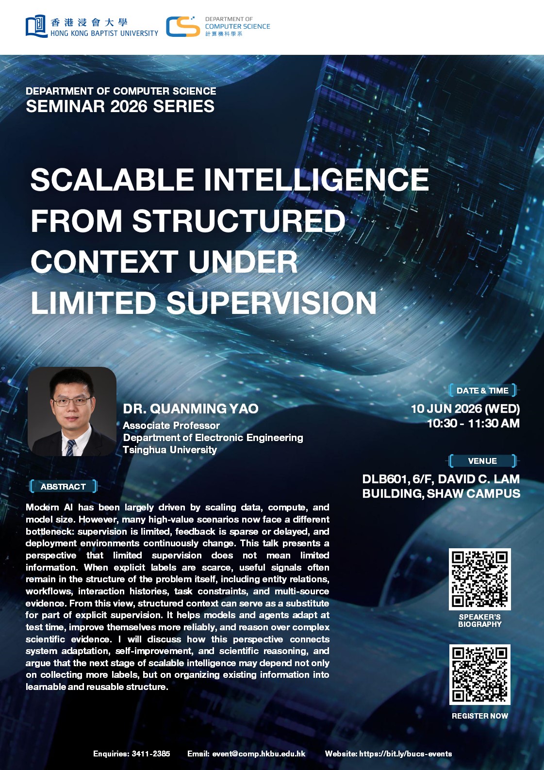 Scalable Intelligence from Structured Context under Limited Supervision