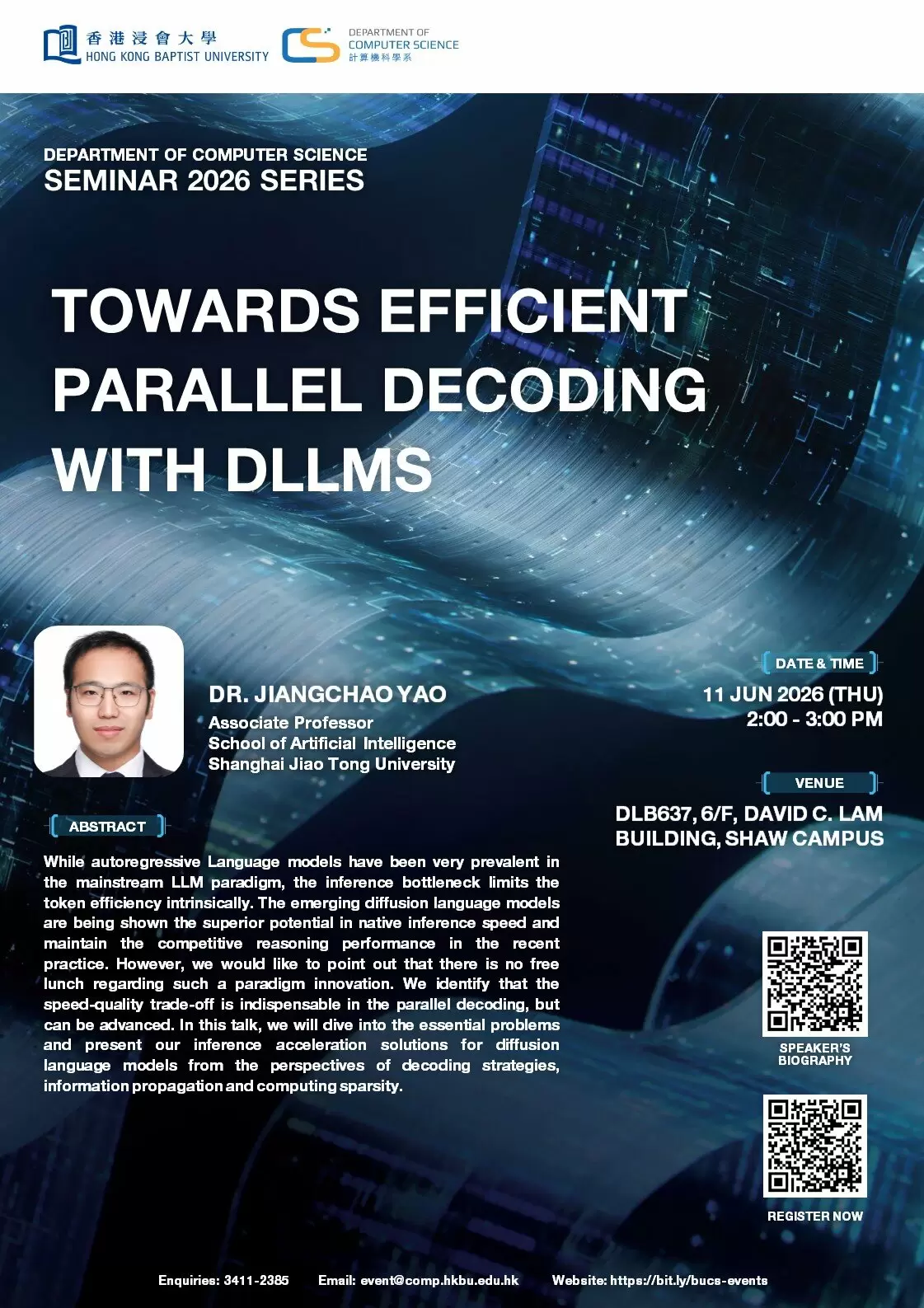 Towards Efficient Parallel Decoding with DLLMs
