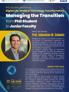 PhD Student Workshop: Digital Life, Health & Technology Transformation