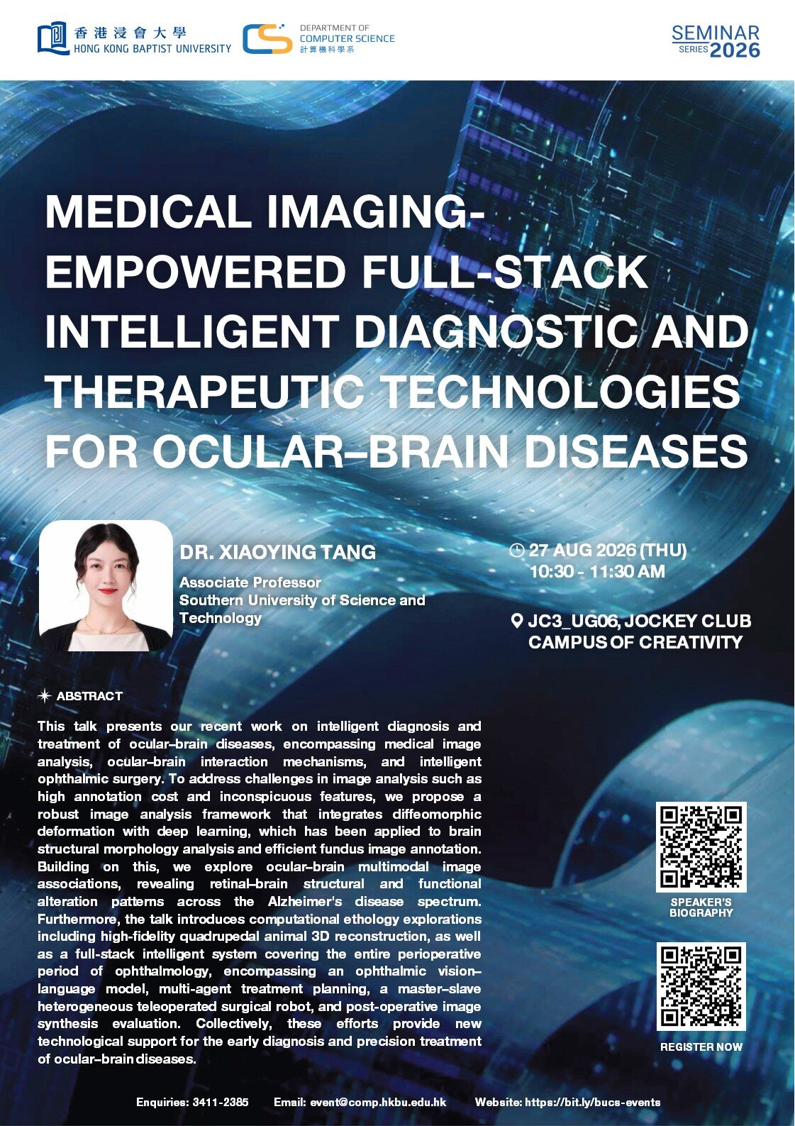 Medical Imaging-Empowered Full-Stack Intelligent Diagnostic and Therapeutic Technologies for Ocular–Brain Diseases