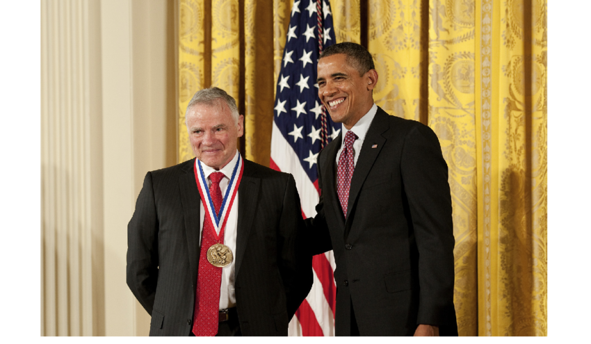 Prof Leroy Hood and Barack Obama