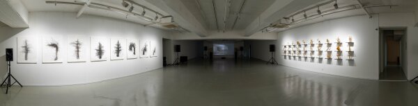 3D printed trees showing the TreeGAN system learning to make trees based on art historical reference inputs. 