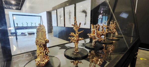 TreeGAN installed at SiGGRAPH Asia, Sydney, 2023.